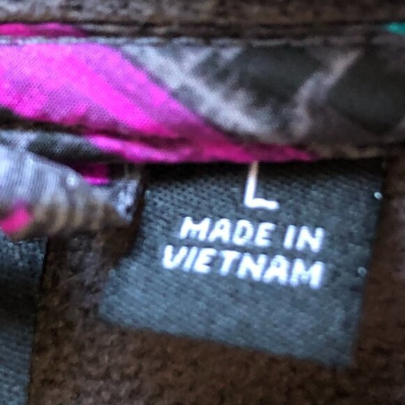 FILA Sport Athletic Jacket Grey Microfleece - Picture 9 of 10